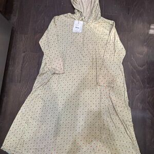 Magnolia Pearl Cream Maxi Dress with hood and long sleeves Gently worn